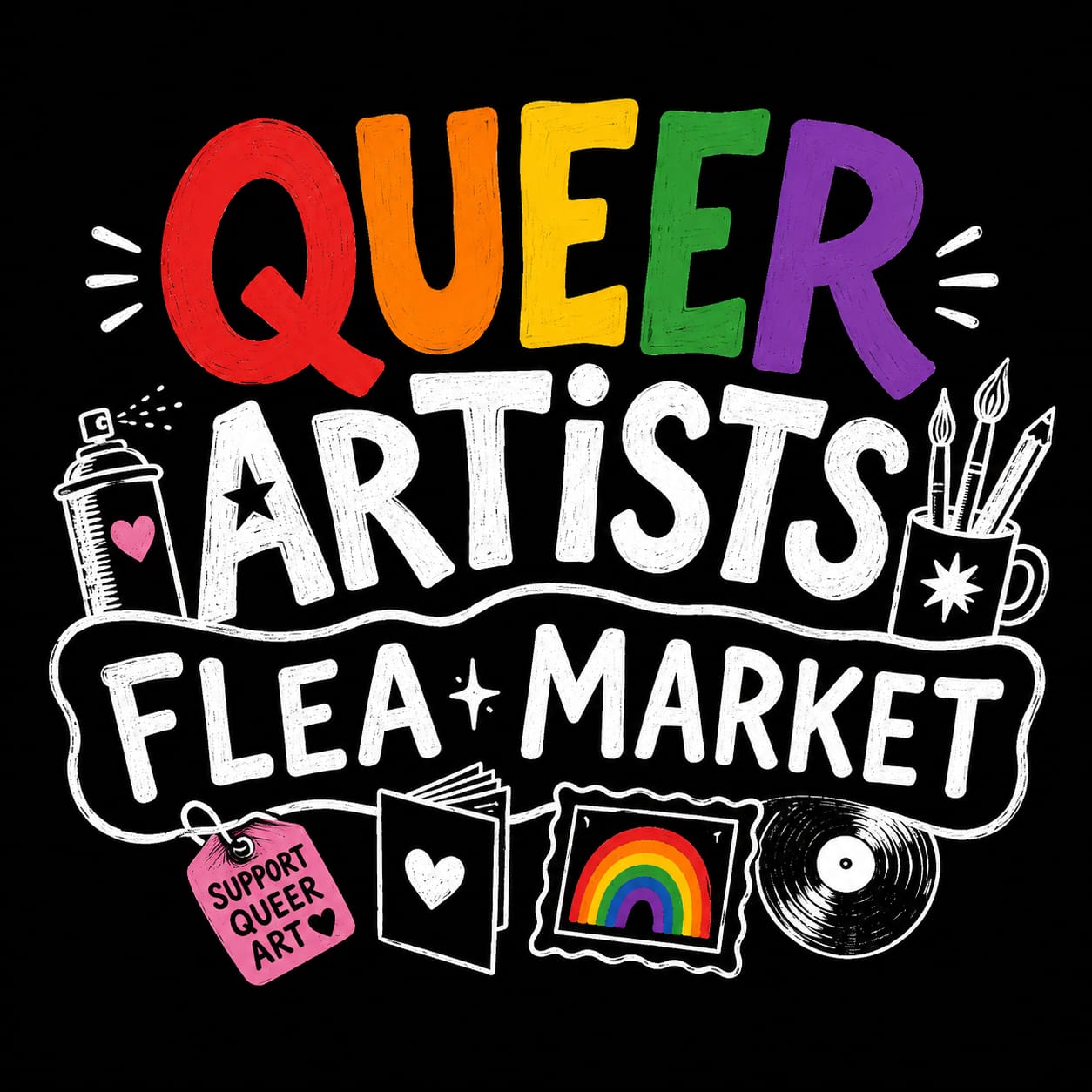Queer Artists Flea Market logo